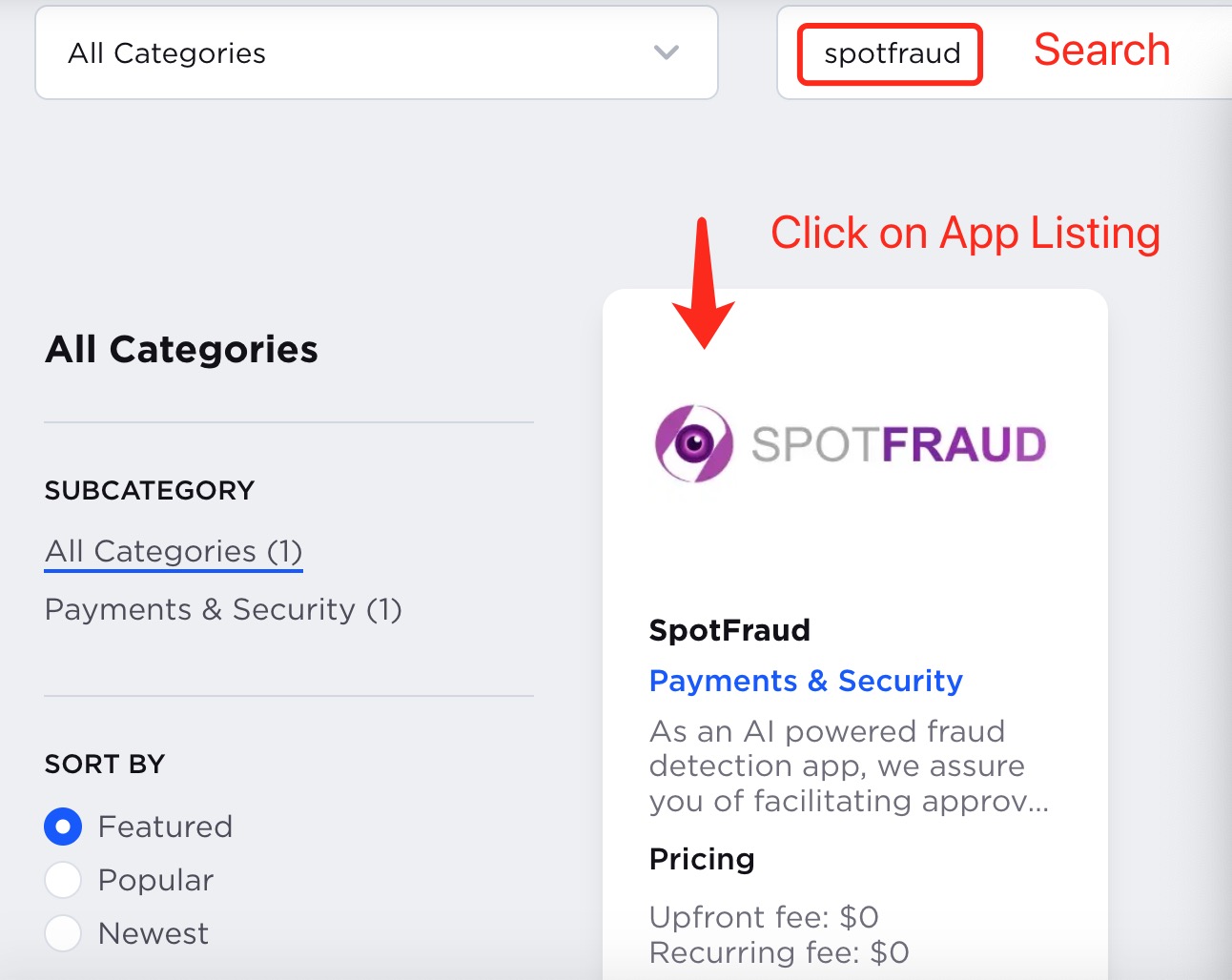 Bigcommerce App Listing
